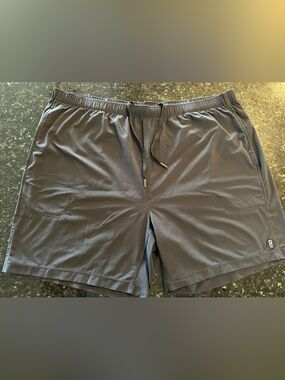 RHONE Men's Athletic Shorts — Charcoal Black